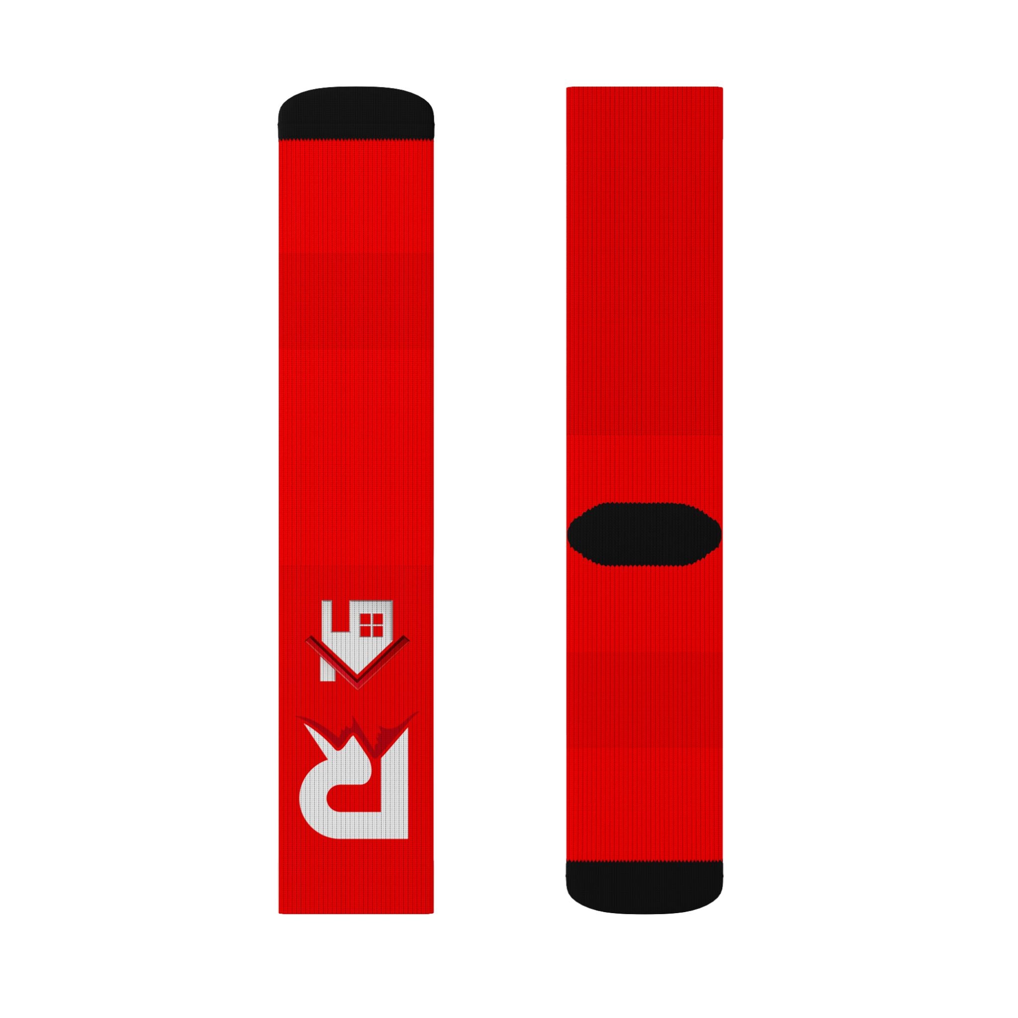 Red -R House Socks
