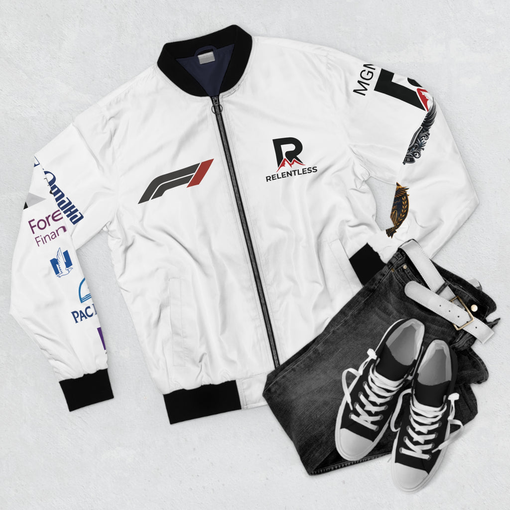 Relentless MGM 2026 Bomber Jacket (White)