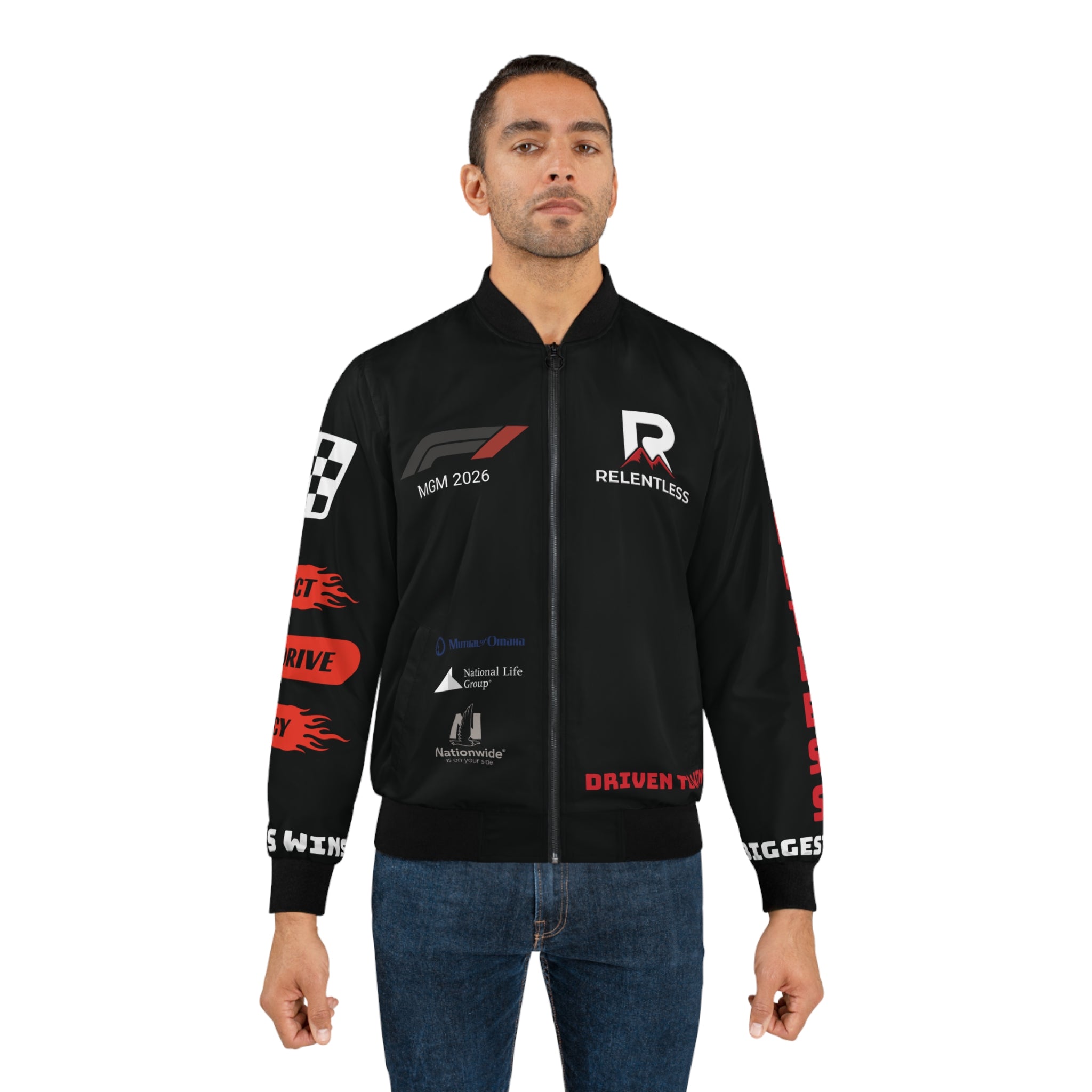Black MGM 2026 Bomber Jacket