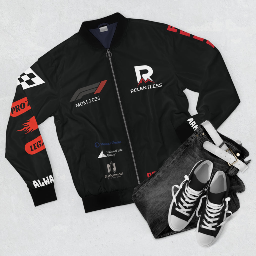 Black MGM 2026 Bomber Jacket
