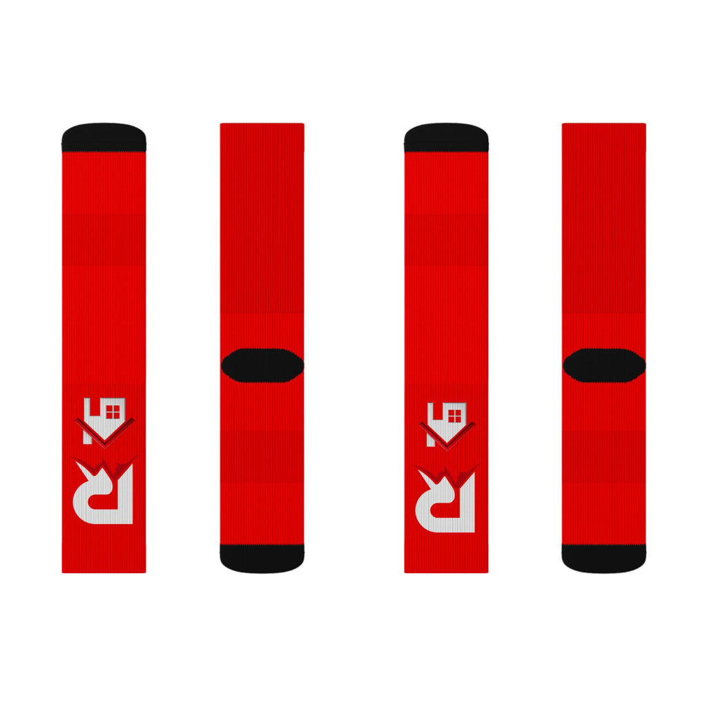 Red -R House Socks