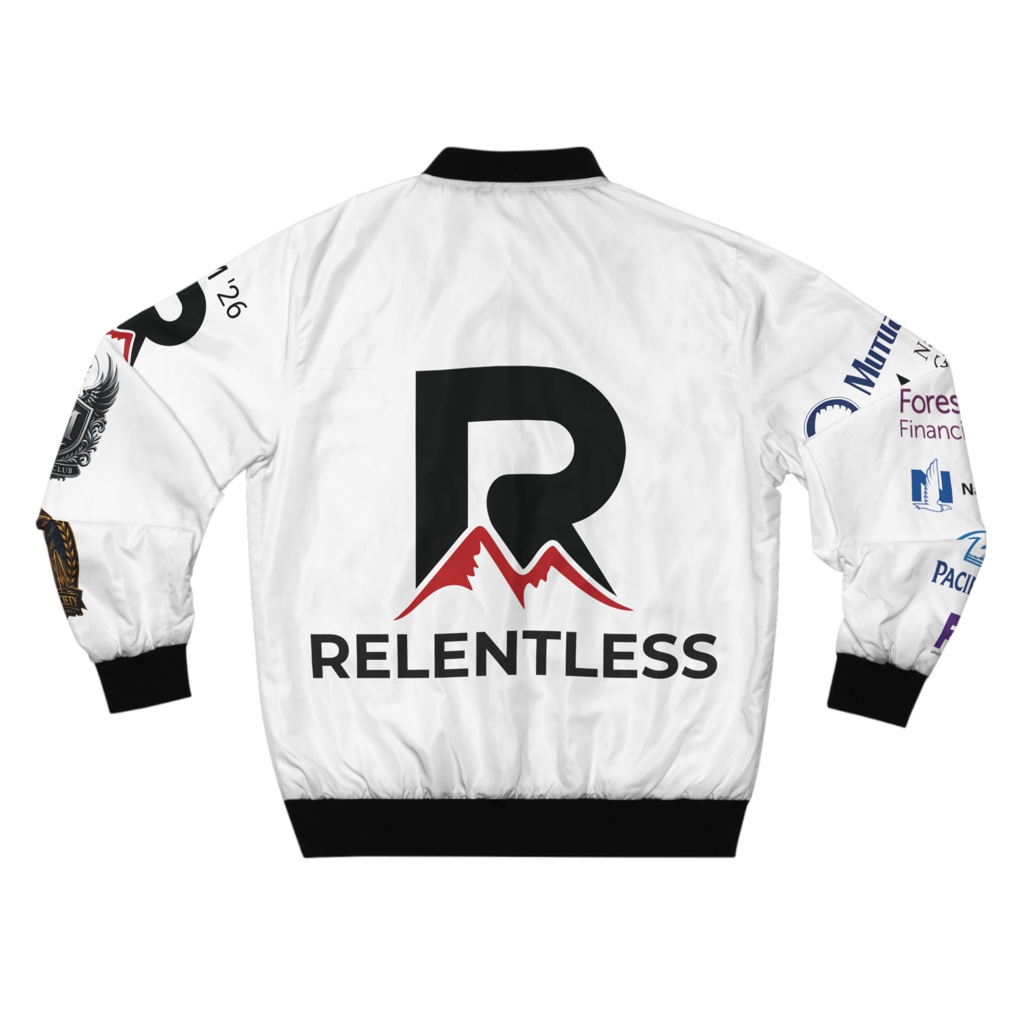 Relentless MGM 2026 Bomber Jacket (White)