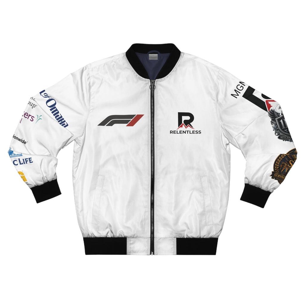 Relentless MGM 2026 Bomber Jacket (White)