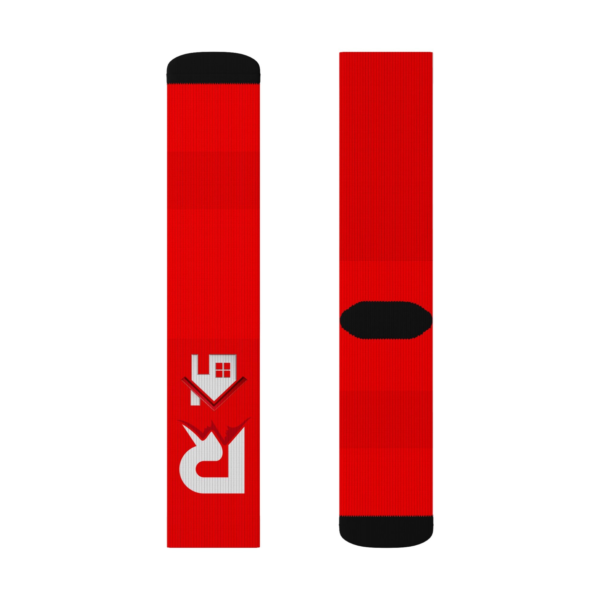 Red -R House Socks